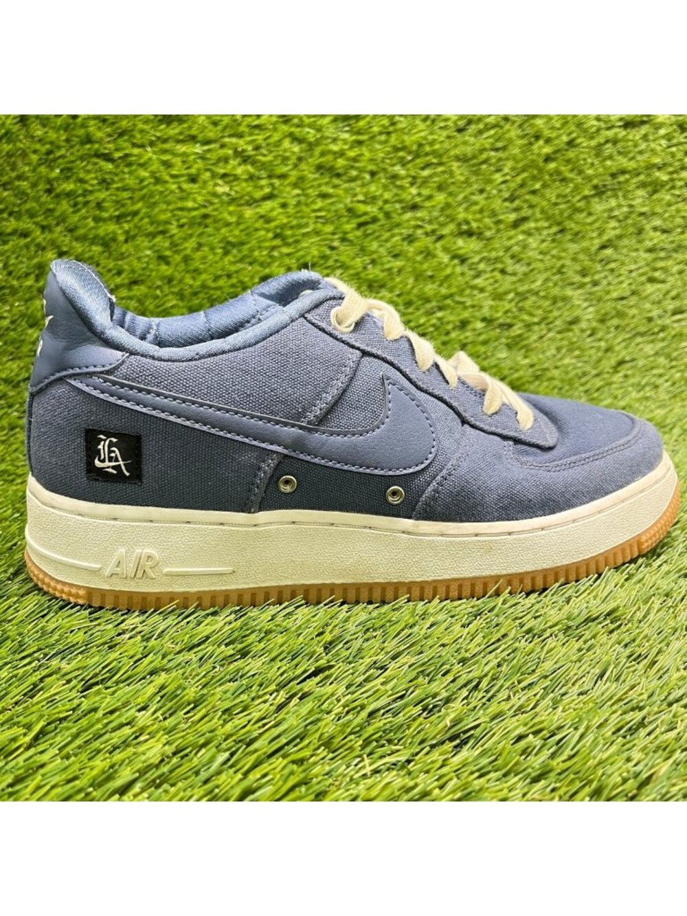 Nike Air Force 1 Low West Coast LA Boys Size 6.5Y Blue Athletic Shoes Sneakers